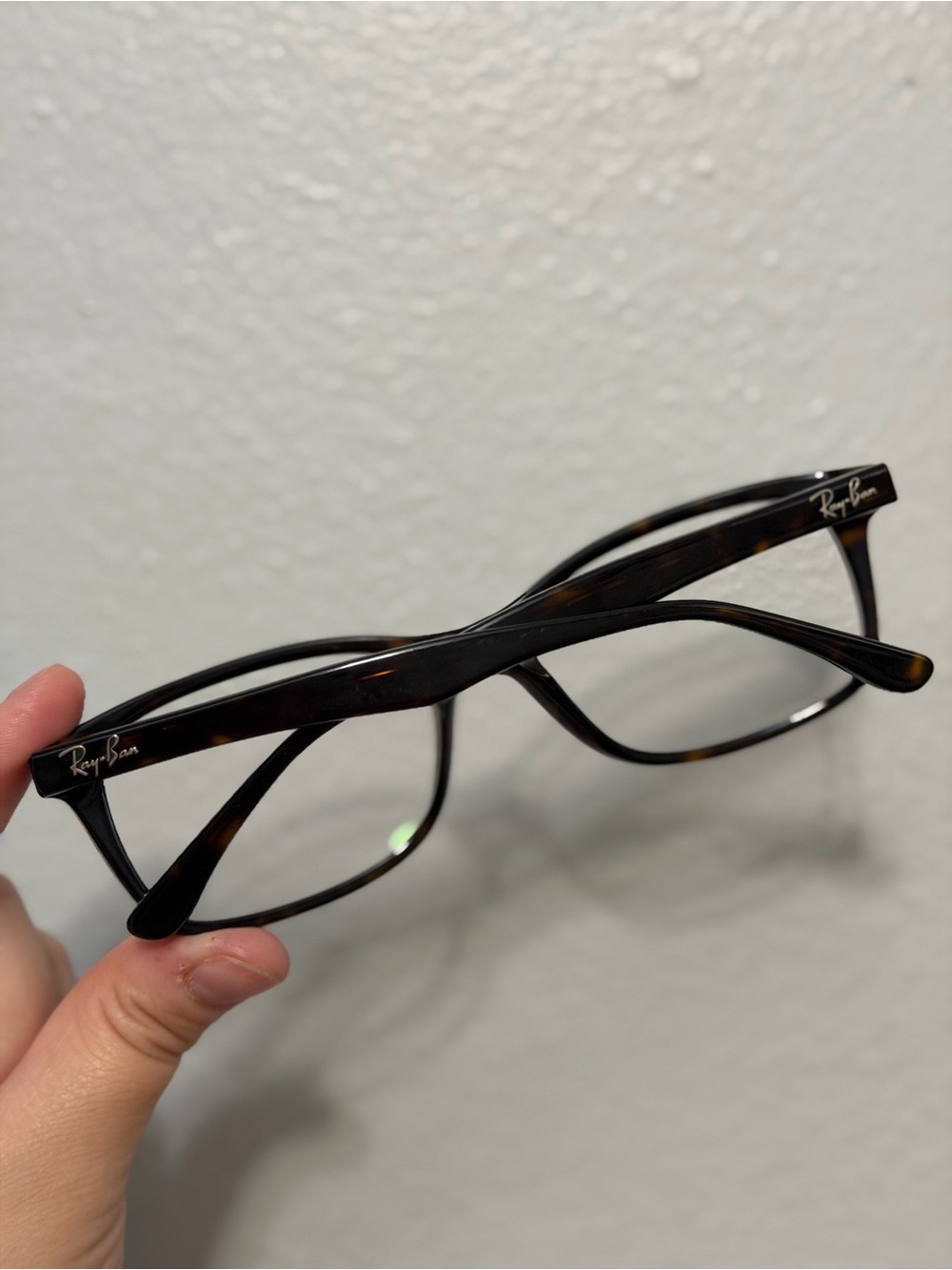 Ray-Ban Tortoise Brown/Black Acetate Eyeglass Frames